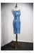 Scoop Mermaid Blue Sparkly Sequin Homecoming Robes en ligne, Robes de bal courtes pas chères, CM756
