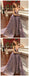 Dusty Purple Lace A line Scoop Cheap Long Evening Prom Dresses, Cheap Sweet 16 Dresses, 18377
