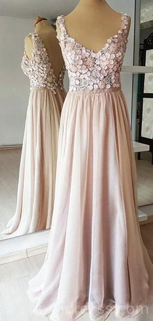 Sexy Backless Lace frisado longos vestidos de baile, barato personalizado doce 16 vestidos, 18558