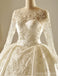 Langer Ärmel V Ausschnittschnürsenkel lange Schwanzhochzeitskleider, kundenspezifische gemachte Hochzeitskleider, preiswerte Hochzeitsbrautkleider, WD221