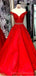 Fora do ombro laço vermelho frisado vestidos de baile, barato personalizado doce 16 vestidos, 18485