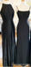Sereia incompatível preto longo barato dama de honra vestidos on-line, WG679
