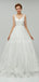 Sexy sem encosto de Lantejoulas Decote em V Baratos Vestidos de Casamento On-line, Baratos Vestidos de Noiva, WD551