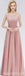 Dentelle Blush Pink Floor Length Mismatched Chiffon Bridesmaid Dresses Online, WG543