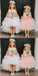 Decote redondo Hi-linha de Tulle Pixie Tutu Vestidos, Barato, Vestidos da Menina de Flor, FG015