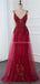Προκλητικά Backless Σπαγγέτι Λουριά Κόκκινο Μακρύ Βράδυ Φορέματα Prom, Βράδυ Πάρτι, Φορέματα Prom, 12288