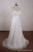 Δαντέλες με δαντέλα Φόρεμα με δαντέλα A-line για γάμο, WD399