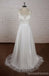 Δαντέλες με δαντέλα Φόρεμα με δαντέλα A-line για γάμο, WD399