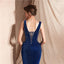 Einfache V-Ausschnitt Meerjungfrau Abend Abendkleider, Abendparty Abendkleider, 12072