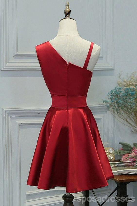 Élégant, Simple, Unique Rouge Courte pas Cher Robes de bal en Ligne, CM565