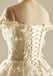 Fora do ombro manga curta vestidos de noiva de renda, vestidos de noiva personalizados, vestidos de noiva baratos, WD224