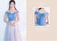 Tule suave azul e rosa disponível mal combinado vestidos de dama de honra longos, vestidos de dama de honra longos alfandegários baratos, vestidos de dama de honra disponíveis, BD016