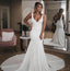 Simples Backless Sexy barato sereia vestidos de casamento on-line, vestidos de noiva baratos, WD481