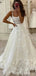 Δαντέλα Straps A-line Φτηνές Δαντέλα Γάμο Σε Απευθείας Σύνδεση, Φθηνά Νυφικά Φορέματα, WD624