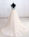 V pescoço vê por alinham vestidos de casamento baratos online, WD355