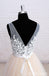 V Neck Voir à travers les robes de mariage bon marché en ligne, WD355