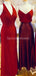 Incompatíveis Vermelho Longos Vestidos de Dama de honra Online, Baratos Vestidos das Damas de honra, WG712