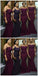 Grape Sexy Floor Length Sereia simples Vestidos de dama de honra baratos on-line, WG526