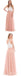 Populärer preiswerter Jugendlicher vom Schulternschaufelnhals weißes Erröten rosa Tüll lange Brautjungfernkleider, WG40