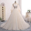 Off Shoulder Long Sleeve Lace Wedding Bridal Dresses, Custom Made Wedding Dresses, Affordable Wedding Bridal Gowns, WD242
