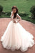 Δείτε Μέσα από μακρυμάνικο δαντέλα A-line Custom Wedding Bridal Dresses, WD284