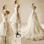 Vestidos de noiva exclusivos de alta e baixa querida, Popular Lace Up vestido de noiva, WD0003