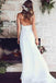 Straps de Spaghetti à bas dos Bodice Beach Wedding Bridal Dresses, WD285