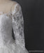 Manches longues Dentelle Hors de l'Épaule en Tulle Robes de Mariée sur mesure à Long Robe de Mariée, pas Cher Robes de Mariée, WD201