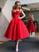 Απλή Red Straps Φτηνές Μικρές Φορέματα Homecoming Σε Απευθείας Σύνδεση, CM659