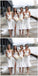 Off White Short Mermaid Straps Robes de demoiselle d’honneur bon marché en ligne, WG670