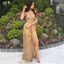 Γυναικών Μόδας με το Μακρύ Μανίκι Χρυσό Δαντέλα Βραδινά Φορέματα Prom, τη Δημοφιλή Φτηνή Καιρό 2018 Κόμμα Φορέματα Prom, 17304