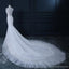 Sexy Sehen Durch Spitze Perlen Mermaid Hochzeit Brautkleider, Günstige maßgeschneiderte Hochzeits-Braut-Kleider, WD265