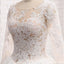 Σέξι μακρυμάνικο γαμήλια νυφικά Aline Lace, προσαρμοσμένα νυφικά, προσιτές νυφικές νυφικές, WD239