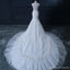 Προκλητικός δείτε μέσω διακοσμημένων με χάντρες δαντελλών γαμήλιων νυφικών φορεμάτων γοργόνων, προσιτά επί παραγγελία γαμήλια νυφικά φορέματα, WD265