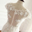 2018 Sexy See Through Cap Sleeve Lace Mermaid Wedding Bridal Dresses, Abordable Custom Made Wedding Bridal Dresses, WD268