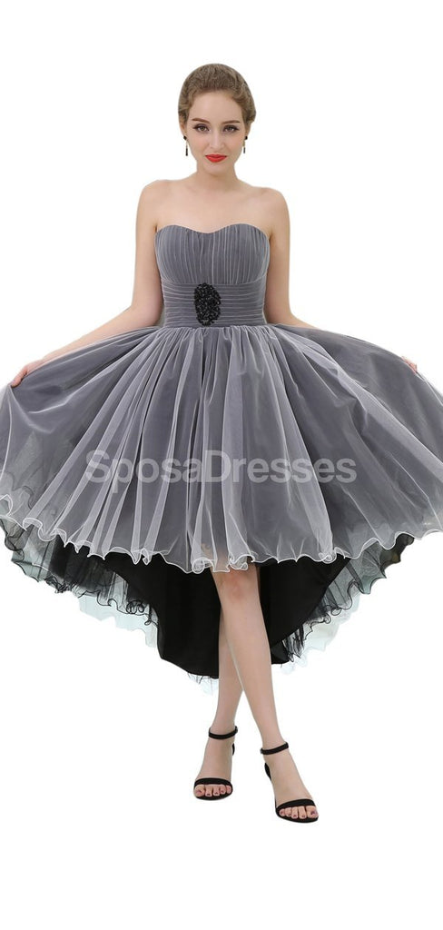 Le chéri le haut retour au foyer bon marché bas gris habille des robes de bal d'étudiants courtes en ligne, bon marché, CM810