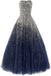 Sparkly navais sem tiras alinham vestidos de baile para os estudantes da tarde longos, 16 vestidos doces alfandegários baratos, 18544