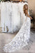Sexy Backless Lace Mermaid vestidos de casamento on-line, vestidos de noiva exclusivos baratos, WD589