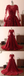 Manches longues Dentelle Rouge foncé Robes de soirée, Cheap Custom Sweet 16 Robes, 18533