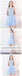 Cute Blue Illusion Lace Φτηνά Κοντά Φορέματα Homecoming Online, CM537