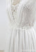 Vestidos de casamento de praia baratos com decote em V exclusivo elegante on-line, WD374