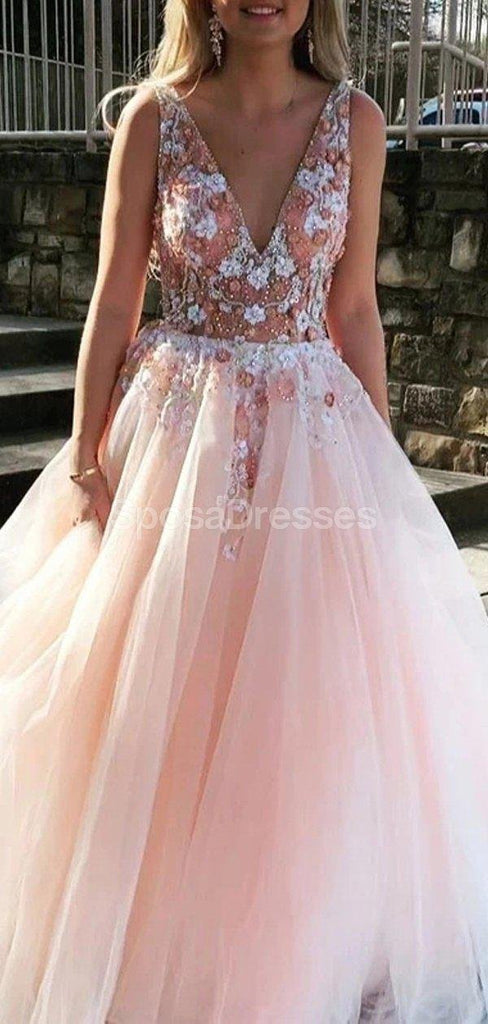 Sexy Backless Pink Lace frisada Evening Prom Dresses, Evening Party Prom vestidos, 12289