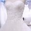 Sans bretelles Sparkly Long A Line Robes de mariée de mariage, Abordable Custom Made Wedding Bridal Dresses, WD270