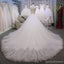 Sans bretelles Sparkly Long A Line Robes de mariée de mariage, Abordable Custom Made Wedding Bridal Dresses, WD270
