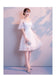 Sweet Off White Lace Robes de retour bon marché en ligne, robes de bal court bon marché, CM775