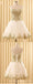 Schätzchengoldschnürsenkel weißer Tüll kurze preiswerte Heimkehr zieht sich online, CM578 an