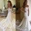 Σέξι Γοργόνα Σπαγγέτι Φόρεμα Δαντέλα Νυφικό, δεξίωση Γάμου Φορέματα, WD0053