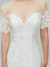Sirène de lacet de manches courte robes de mariée bon marché robes de noce en ligne, bon marché, WD557