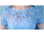 Manches courtes Blue Lace Cheap Homecoming Robes en ligne, Robes de bal court bon marché, CM777