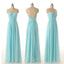Formal A Line Floor-Length Wedding Party Dresses for Bridesmaid, WG56
